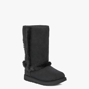 Ugg Hadley II Waterproof Tall Alla Väderstövlar Barn Svarta (639184WPK)